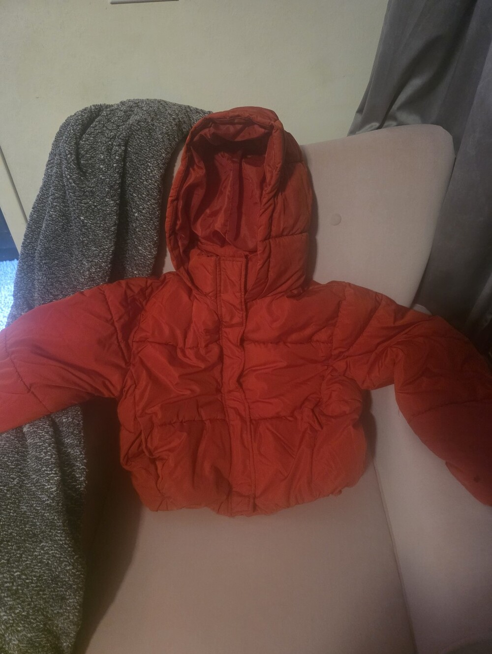 Forever 21 Puffer Jacket - Red